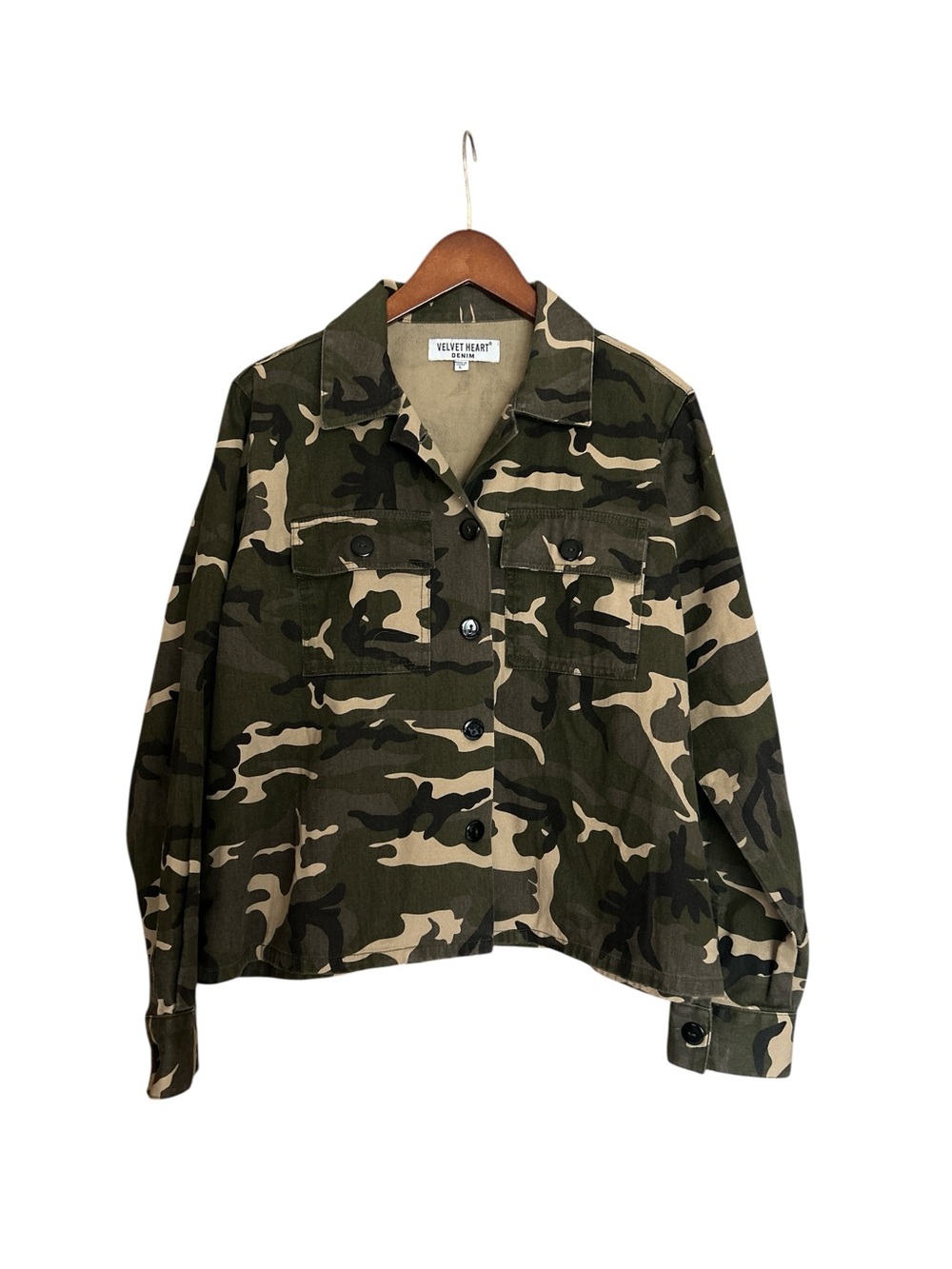 Velvet Heart Women’s Camo Denim Jacket